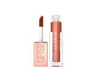 Lipgloss mit Hyaluronsäure und Vitamin E Lifter Gloss 017 Kupfer Maybelline - 2