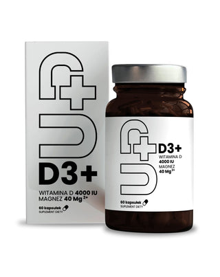 Up D3+ Supplement Vitamin D3 kombiniert mit Magnesium UP Health Pharma 60 Kapseln - 3