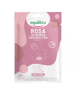 Rose Equilibra Rose Revitalisierende Gesichtsmaske mit Hyaluronsäure - 1