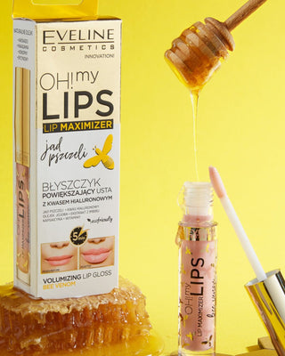 Lip Plumping Gloss mit Hyaluronsäure und Bienengift Oh! Meine Lippen Lip Maximizer Eveline - 2