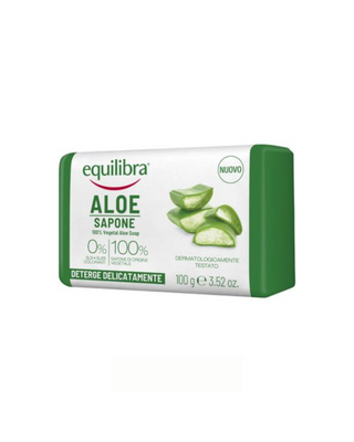 Equilibra Aloe Vera-Seife zum Waschen von Gesicht, Händen, dem ganzen Körper und den Intimbereichen - 1