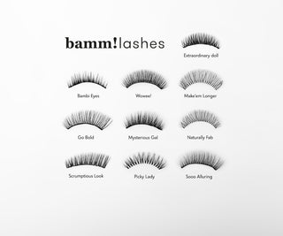 Mysterious Gal Bamm!Lashes 2D wiederverwendbare falsche Wimpern - 5