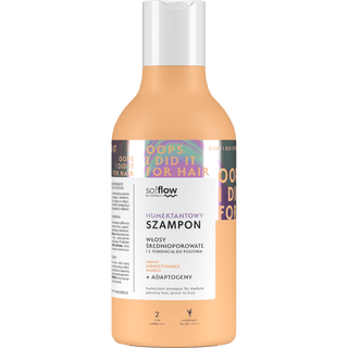 Feuchthalteshampoo für mittelporöses Haar mit Tendenz zu Kräuseln so!flow - 1