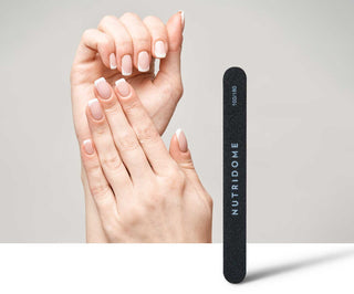 Gerade Nagelfeile 100/180 Nutridome - 2