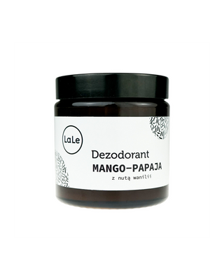 Ökologisches Creme-Deodorant - Mango-Papaya mit einem Hauch Vanille für ein langanhaltendes Frischegefühl La-Le - 1