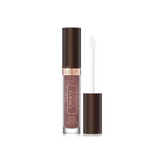 Flüssiger Lippenstift mit glänzendem Lippeneffekt 02 Deep Cherry Chocolate Choco Glamour Eveline - 1