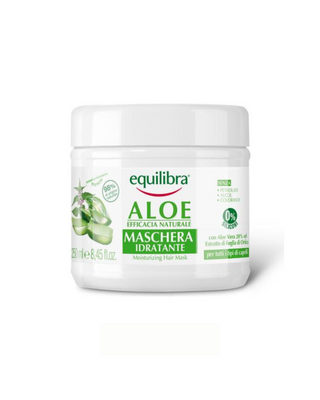 Feuchtigkeitsspendende Aloe-Haarmaske von Equilibra zur Unterstützung des Haarwachstums - 1