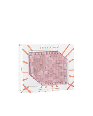 Crystallove Rosenquarz Handgeflochtene Gesichts- und Körpermaske - 1