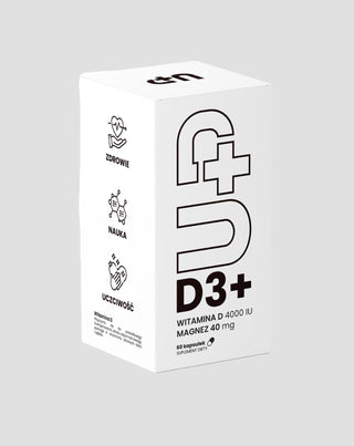 Up D3+ Supplement Vitamin D3 kombiniert mit Magnesium UP Health Pharma 60 Kapseln - 1