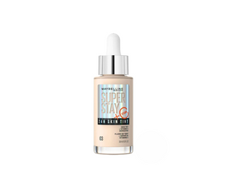 Maybelline Super Stay Skin Tint 03 langanhaltende, leuchtende Foundation mit Vitamin C - 1