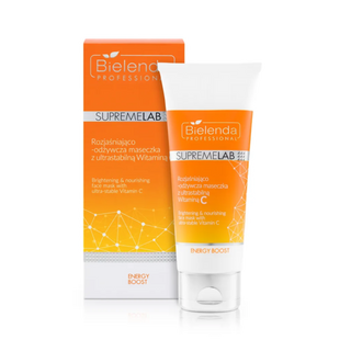 Aufhellende und nährende Maske mit stabilem Vitamin C Supremelab Energy Boost Bielenda - 1