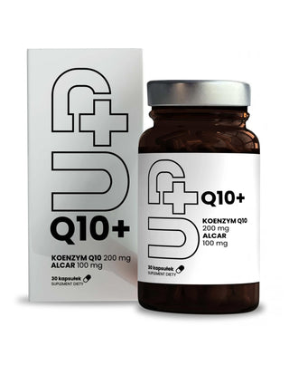 UP Q10+ Nahrungsergänzungsmittel Coenzym Q10 mit Acetyl-L-Carnitin 30 Kapseln UP Health Pharma - 3