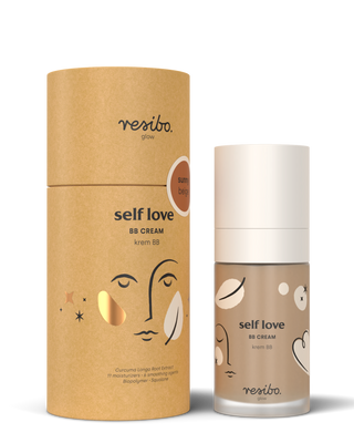 Natürliche und ökologische BB Self Love Gesichtscreme im Farbton Sunny Beige 30 ml Resibo - 2