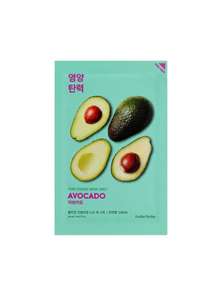 Baumwolltuchmaske mit Avocadoextrakt Pure Essence Holika Holika - 1