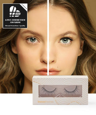 Wiederverwendbare 2D-Streifen-Falsche Wimpern weich und leicht Bambi Eyes Bamm!Lashes - 2