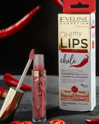 Hyaluronsäure-Lipgloss mit Chili Oh! Meine Lippen Lip Maximizer Eveline - 2