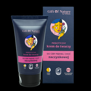 Präbiotische Gesichtscreme für vaskuläre Haut mit Cistus Gift of Nature - 1