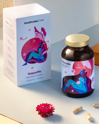 HappyMe Health Labs Care Nahrungsergänzungsmittel für das Wohlbefinden, 120 Kapseln - 2