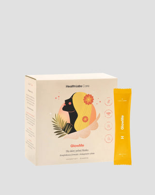 GlowMe Collagen Drinking Ananas-Mango-Geschmack Health Labs Care 30 Beutel - 1