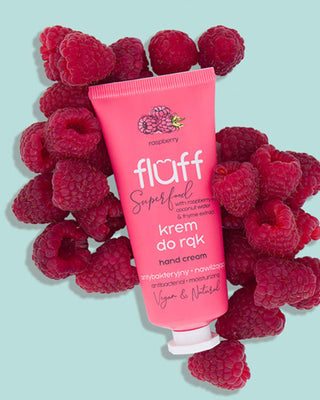 Fluff-Handcreme mit Himbeerextrakt und Kokoswasser zur Linderung von Reizungen - 2