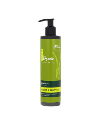 Be Organic Feuchtigkeitsspendendes Duschgel mit Mango und Aloe für alle Hauttypen - 1