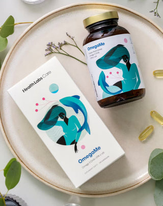 Nahrungsergänzungsmittel mit Omega-3-Fettsäuren EPA und DHA aus Fisch OmegaMe Health Labs Care 60 Kapseln - 3