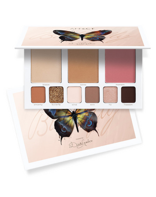 Butterfly Makeup Palette Rouge und Bronzer Affect Professional Cosmetics - 1