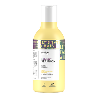 Pflegendes Shampoo für lockiges Haar mit dem Duft reifer Melone und Aloe so!flow - 1