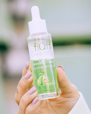 Fluff Aloe Avocado Gesichtsserum mit Vitaminen und Hyaluronsäure - 2