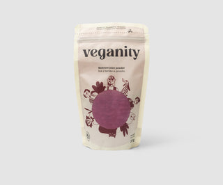 Rote-Beete-Saftpulver, eine natürliche Eisen- und Vitamin-C-Quelle und veganer Farbstoff Veganity 200 g - 1