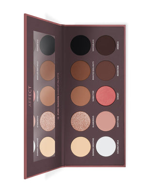 Pure Passion Affect Professional Cosmetics Langanhaltende gepresste Lidschattenpalette - 2