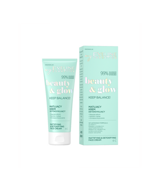 Beauty Glow Eveline Mattierende Detox Tag- und Nachtcreme - 1