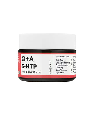 Straffende Gesichts- und Halscreme mit der Aminosäure 5-HTP Face & Neck Cream Q+A - 1