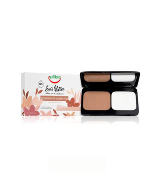 Loves Nature - Dunkelbeige Equilibra Compact Foundation - 1