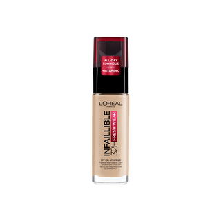 Langanhaltende Foundation mit Lichtschutzfaktor 25 Infaillible Fresh Wear 130 True Beige L'Oreal Paris - 1