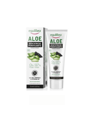 Equilibra Kokosnussschalen-Aktivkohle-Zahngel mit Aloe - 1