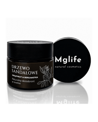 Mglife Natürliche Deodorantcreme Sandelholz, Grapefruit und Bergamotte - 4