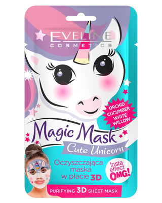 3D-Reinigungstuchmaske, Eveline Unicorn - 1