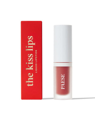 Leichter, matter flüssiger Lippenstift ohne klebriges Gefühl The Kiss Lips 02 Nude Coral Paese - 1