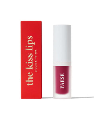 Leichter, matter flüssiger Lippenstift ohne klebriges Gefühl The Kiss Lips 05 Raspberry Red Paese - 1