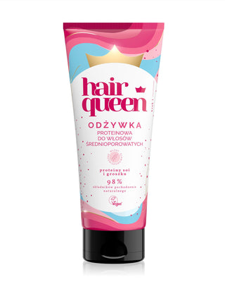 Protein-Conditioner für mittelporöses, krauses Haar Hair Queen - 1