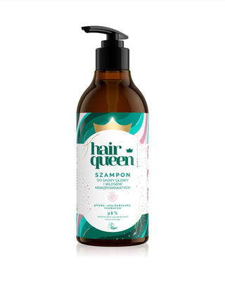 Shampoo für Haare mit geringer Porosität und ohne Volumen Hair Queen - 1