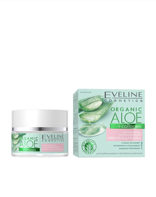 Eveline feuchtigkeitsspendendes und beruhigendes Gesichtscreme-Gel mit Bio-Aloe - 2