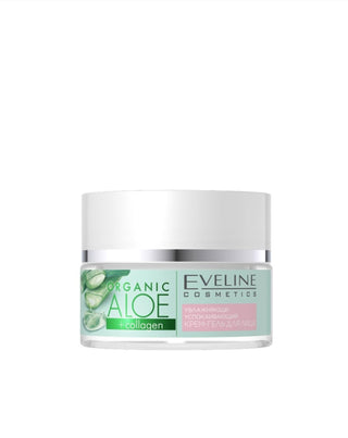 Eveline feuchtigkeitsspendendes und beruhigendes Gesichtscreme-Gel mit Bio-Aloe - 1