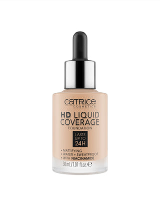 HD Liquid Coverage Foundation 24h Deckkraft sandbeige 030 Catrice - 1