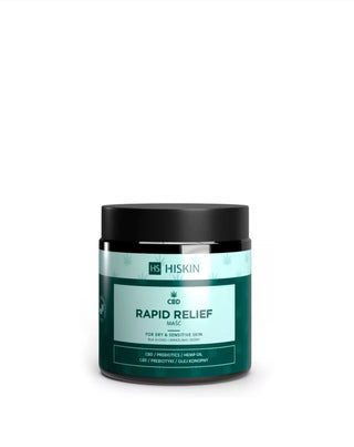 Rapid Relief HiSkin CBD Rescue Salbe für trockene Haut mit Hanföl - 1