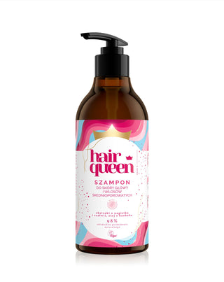 Natürliches Shampoo für Haare mit mittlerer Porosität mit Ringelblumen- und Salbeiextrakt Hair Queen - 1